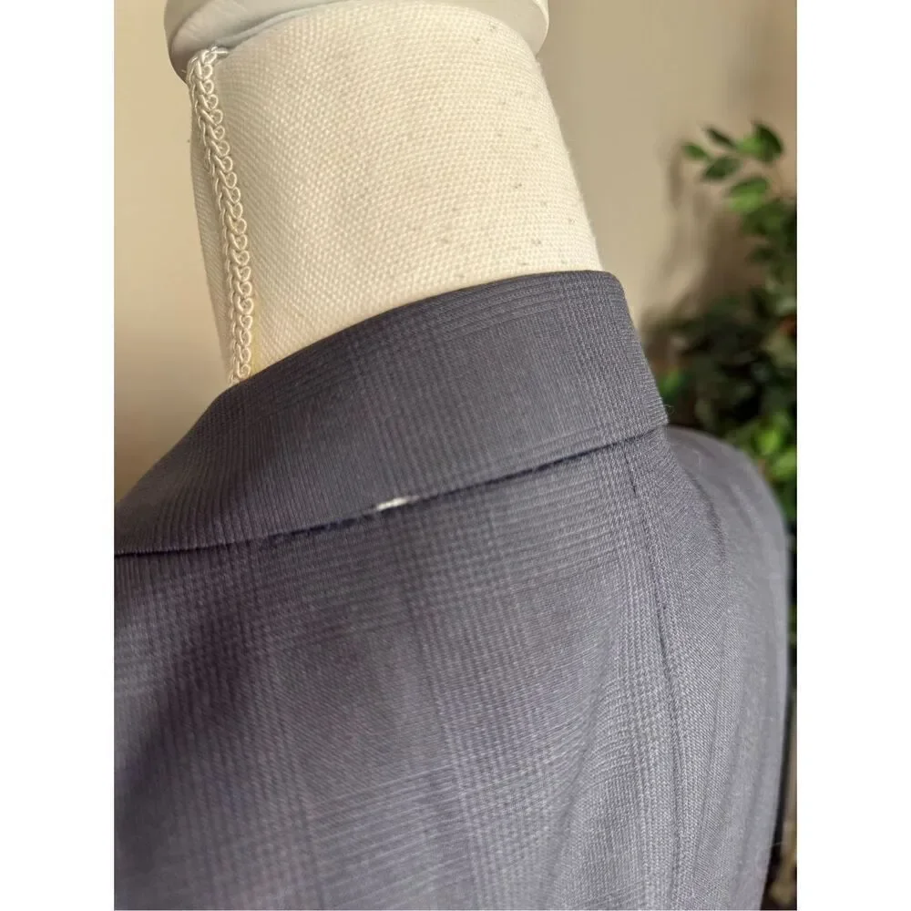 Men’s Gray YSL Yves Saint Laurent Suit Jacket Wool EU 48 US 38